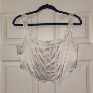 Missguided cropped corset top